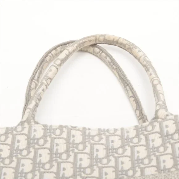 SOLD OUT ❌Christian Dior Medium Book Tote canvass Tote bag Grey - Picture 3 of 12